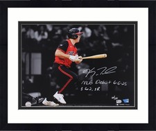 Framed Kyle Teel Chicago White Sox Signed 16x20 Debut Photo w/Inscs - LE 10/10