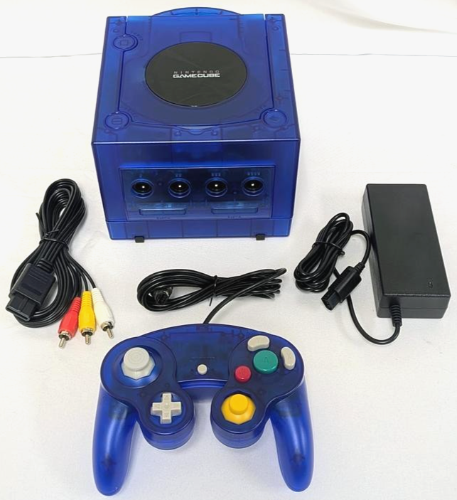 Nintendo GameCube Translucent Funtastic DARK BLUE Gaming Console