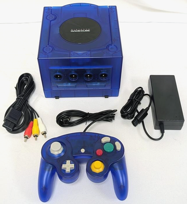 Nintendo GameCube Translucent Funtastic DARK BLUE Gaming Console