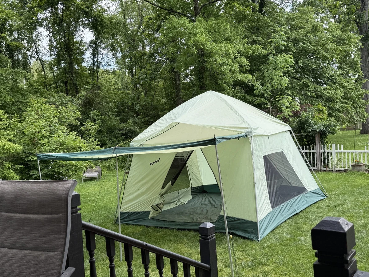 ヨーレイカ Eureka! CAMP-TRAILS Cabin Creek Eureka 6 Person Cabin Tent Camping Tents for sale | eBay