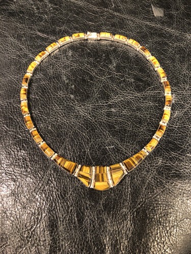 Sterling Silver Tigers Eye Necklace