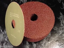 20pc Assortment 4-1/2" x 7/8" Hole RESIN FIBER SANDING DISCS 40 50 60 100 Grit 