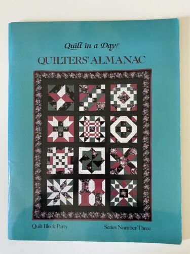 Quilt In A Day Quilters Almanac Quilt Block Party Series Number #3 Eleanor Burns - Afbeelding 1 van 6