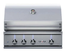 Delta Heat 32 Inch Natural Gas Grill with Infrared Rotisserie and Sear Zone