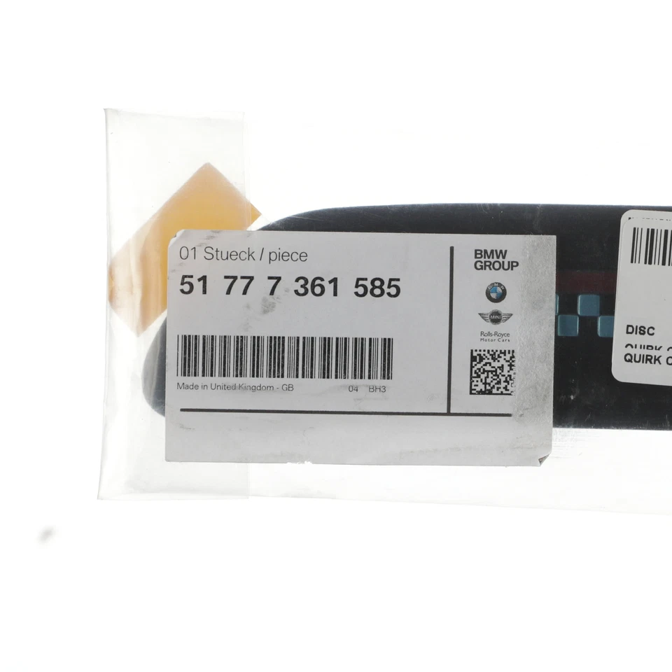 Cubierta de placa de umbral de puerta genuina BMW Mini Cooper / JCW 2013-2015 51-77-7-361-585 Foto 4 de 4