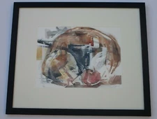 VINTAGE TO CONTEMPORARY PAINTING ABSTRACT EXPRESSIONISM SIGNED MYSTERY ARTIST