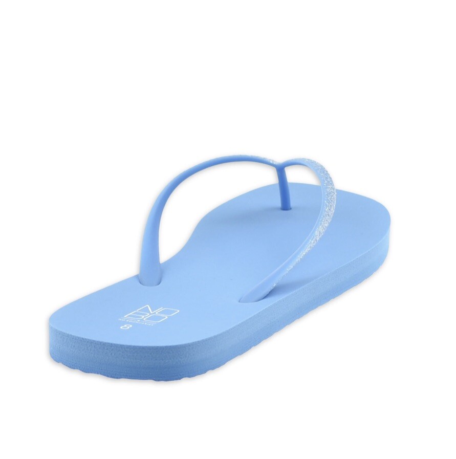 シューズ・サンダルその他 Women's Rubber Flip-Flops SLIM LOGO POP-UP Sky Blue Women's Slim Square Logo Pop Up Flip Flops Lavender Blue
