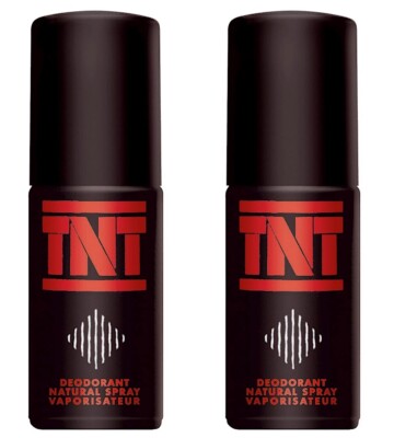   TNT Deodorant Natural Spray: Männer Deo explosiv-markanter Duft 2x 100ml  
