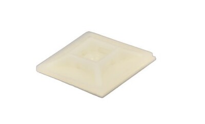 Dolphin Components DC-1M 4-Way Cable Tie Adhesive Mount (Pack of 100)