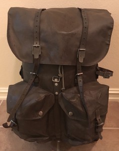 swiss rubberized rucksack