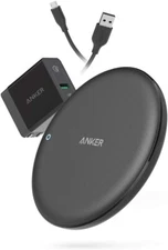 Anker Wireless Charger Pad PowerWave Qi Charging 7.5W for iPhone 10W for Samsung