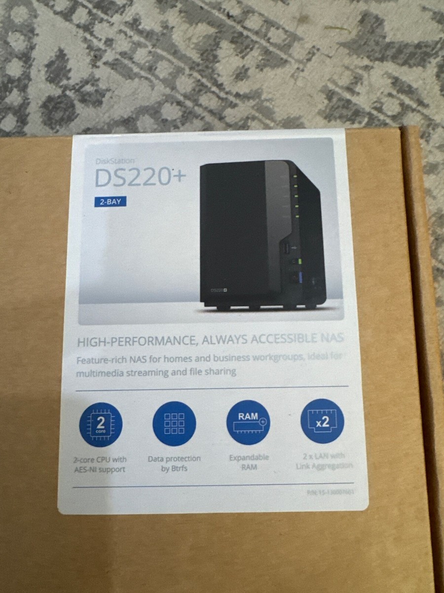 NEW! Synology DiskStation DS220+ 2 Bay NAS Diskless | eBay