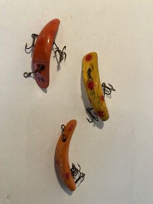 Helin's Flatfish U20 Vintage Wood Fishing Lure RARE Fishing