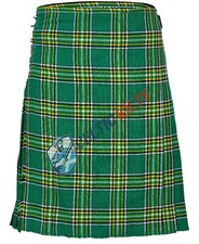 Scottish Traditional Handmade Irish Tartan Kilt For Men Custom Size 8 Yard Kilt