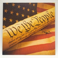 Infused Kydex We The People Tan Print 7.5" X 7.5" Sheet Multi Lots Available