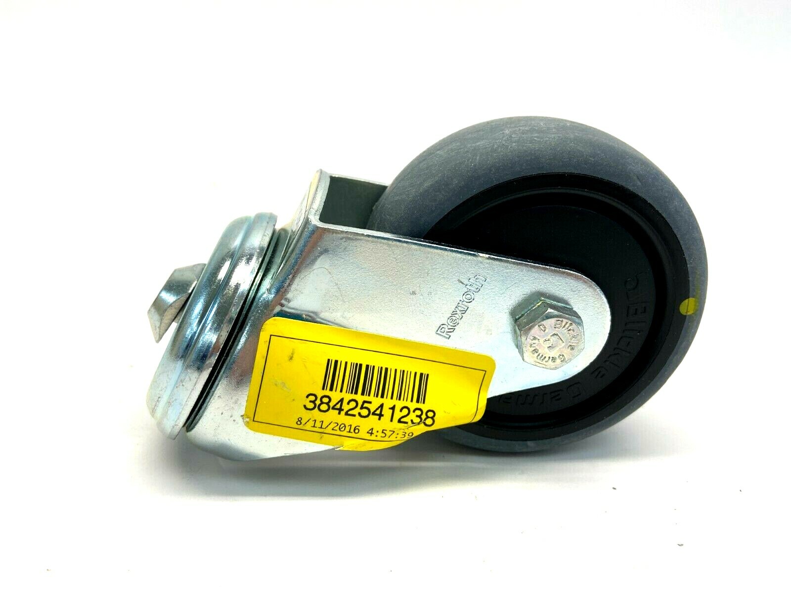 Bosch Rexroth 3842541238 Non-locking Heavy-duty Caster Solid Rubber 80mm