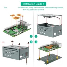 Metal Protective Housing Enclosure for 5 Meshes Aluminum Alloy Case
