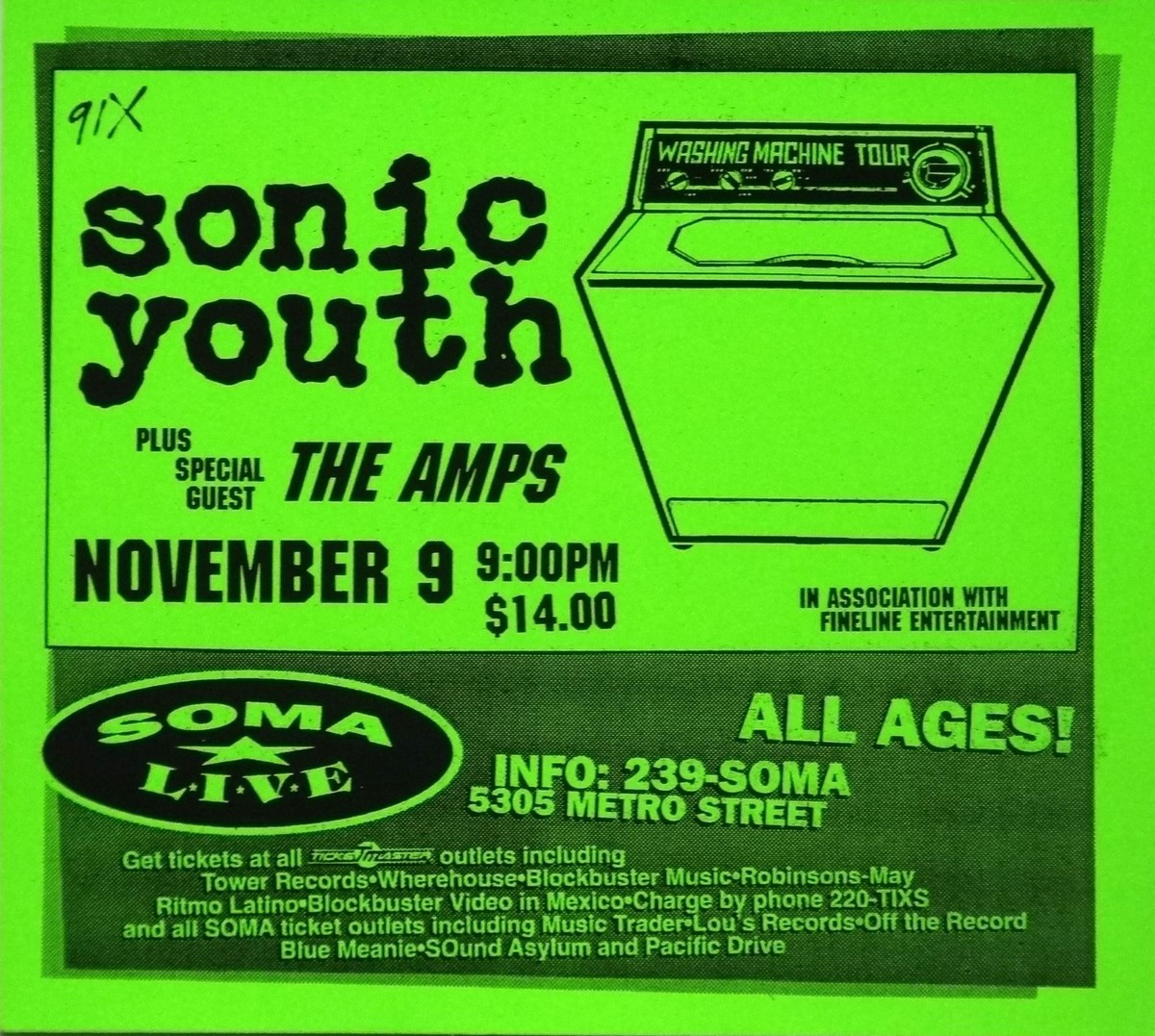 SONIC YOUTH / THE AMPS 