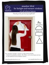 easydoor blind for fanlight and transom windows, with self-adhesive attachments