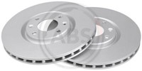 2X A.B.S. 17818 Bremsscheibe Vorne FüR CitroËN DS Peugeot