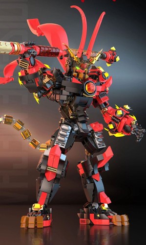 Building Blocks Six Ear Monkey Demon B1312 Chinese Mythology Armor Mecha Toys - Picture 3 of 14