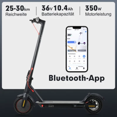 Mankeel Elektrisch: 350W E-Scooter | 8.5 Zoll Faltbar | 30km Reichweite + APP