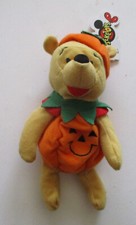 Disney Mouse Toys Winnie the Pooh in Pumpkin Bean Bag Plush