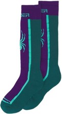 Spyder Kids/Toddler Sweep Socks, Majesty, Shoe Size 6-8.5T