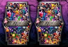 Mame Multicade Classics Side Art Arcade Cabinet Graphics Decals Stickers Set