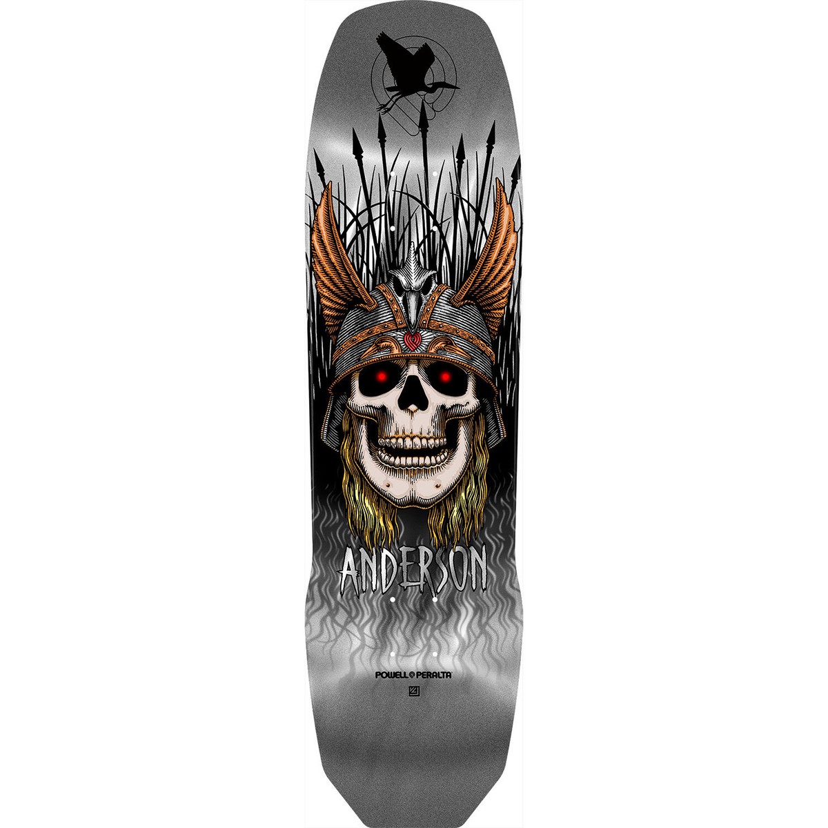 Powell Peralta Skateboard Deck Andy Anderson Heron Skull 3 Powell Peralta Skateboard Deck Andy Anderson Heron Skull 3