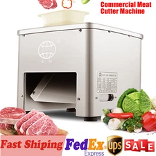 160KG  Electric Meat Cutting Cutter Machine Slicer Dicer+3.5mm Blade Commercial