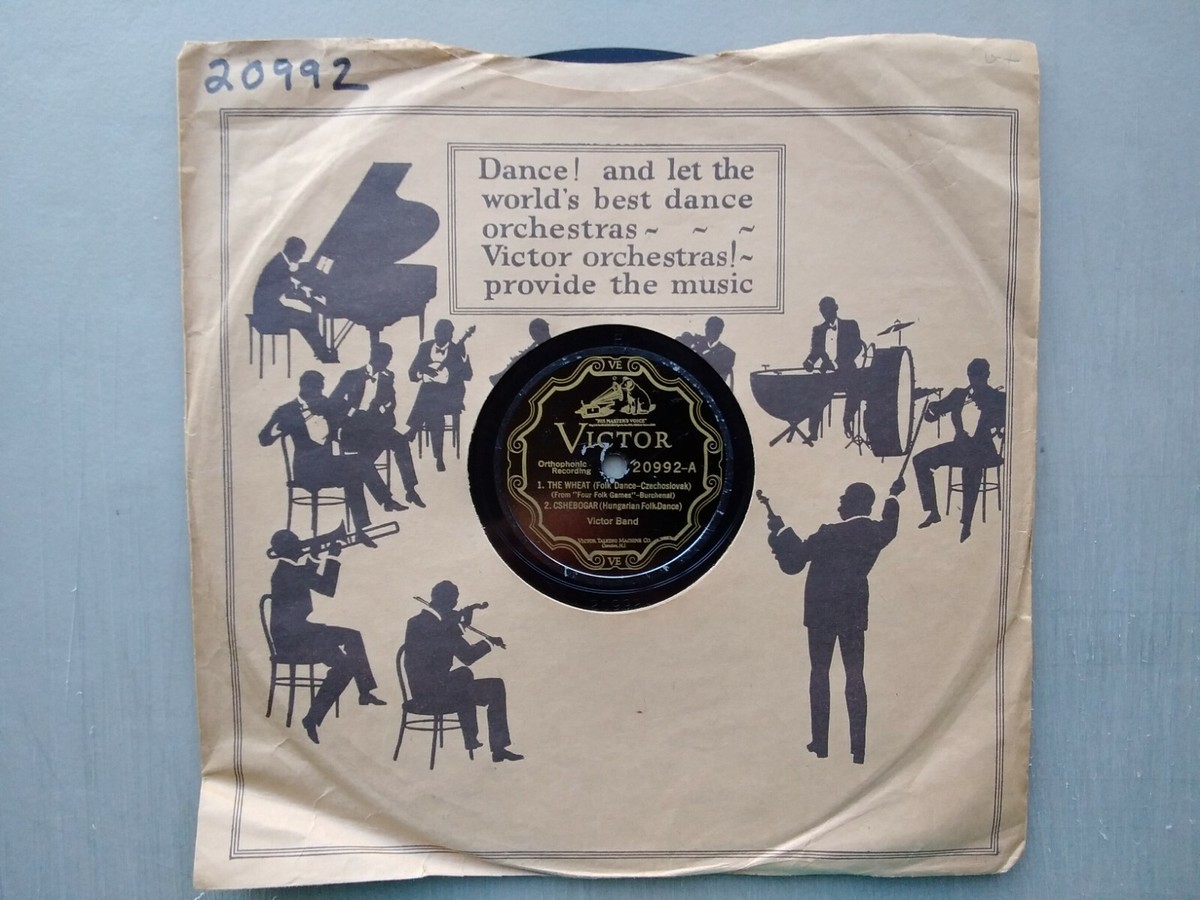 Victor Band 78rpm Single 10-inch Victor Records VE #20992 The