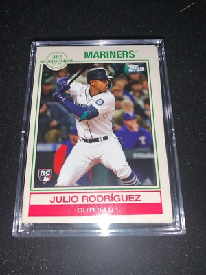 2022 Topps 582 Montgomery Club Set #4 20 card set with Julio Rodriguez RC