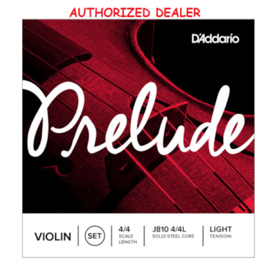 Prelude J810 4/4L Violin Strings 4/4 Full Scale Full Set D'Addario