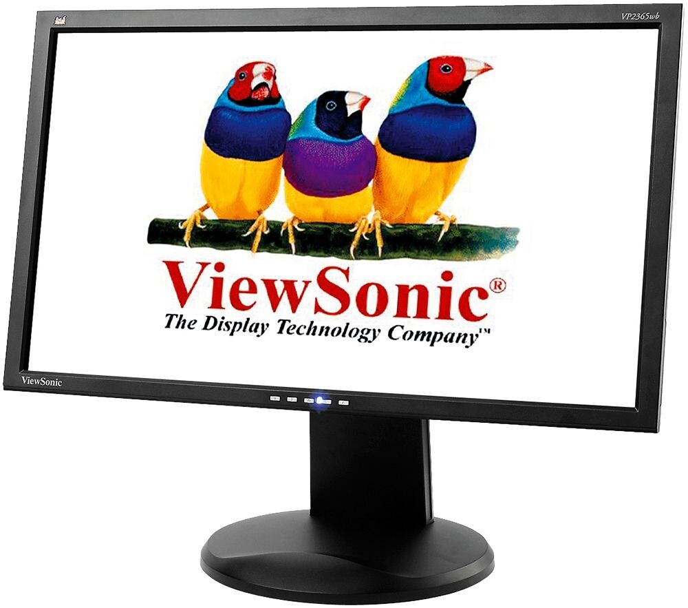 ViewSonic VP2365WB 23" LCD Monitor Adjustable Stand Vesa Mountable