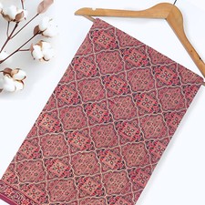 Indian Cotton Hand Block Printed Sewing Fabric By The Yard Women Dress Material