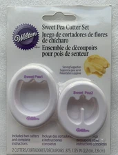 Wilton Sweet Pea Cutter Set Flower Making Tool 417-1153 Cake Decorating