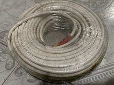 100FT RG 59/ U BNC Premade CCTV Cable Security Camera Power Video White