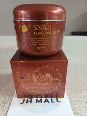 Jigott Snail Reparing best face Cream100g 4pcs anti aging wrinkle care Moisture