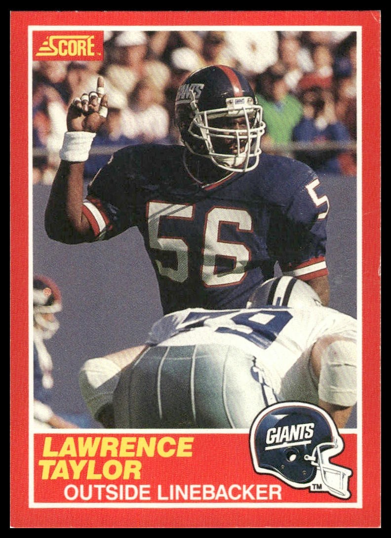 1989 Score #192 Lawrence Taylor New York Giants