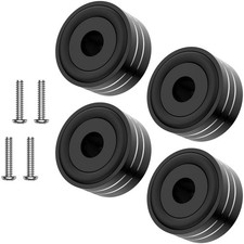 Absorber Füße 4 Stück 40mm x 20mm Aluminium Lautsprecher Subwoofer Gerätefüße