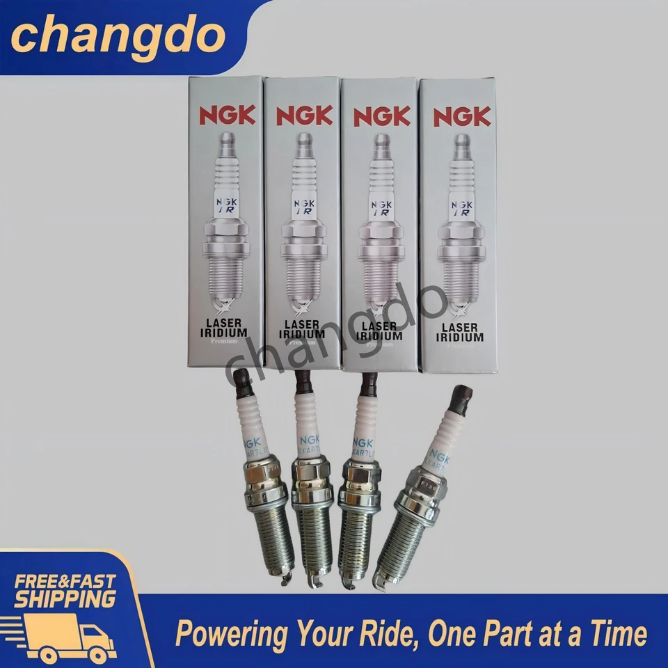 NEW 4PCS NGK 94124 Laser Iridium Spark Plugs ILKAR7L11 for Mazda CX-30 CX-5 US Foto 3 de 4