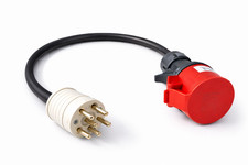 Adapter 16A PERILEX Stecker / 16A CEE Kupplung Adapter Leitung mit Perilex 