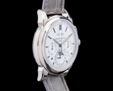 Patek Philippe 5270G-001 Perpetual Calendar Chronograph 18K WG Silver Dial 2