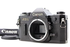 [Near MINT] Canon AE-1 SLR 35mm Film Camera Black Body from JAPAN