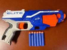 NERF N-Strike Elite Disruptor B9837 Hasbro Dart Blaster WIth 6 Darts Tested