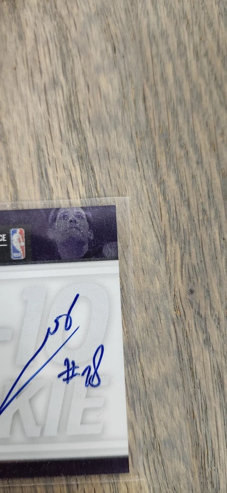 2009-10 Playoff Contenders Omri Casspi On Card Auto Rookie Ticket RC Jewish NBA - Image 2 of 4
