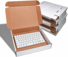 30-Pack Shipping Boxes 12"x9"x2", Kraft Cardboard Literature Mailers