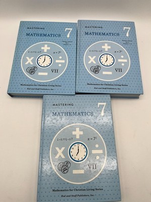 Mastering Mathematics Grade 7 Textbook & Teacher s Manuals Part 1 & 2 Rod & Staf
