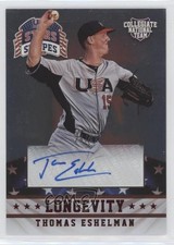 2015 Stars and Stripes Longevity Signatures Ruby 24/49 Thomas Eshelman Auto g2u